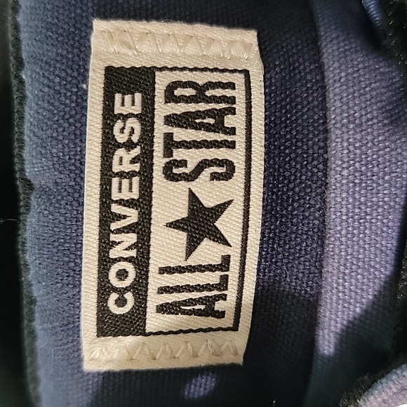 Boys Converse Chuck Taylor All Star Axel Slip-Ons, Blue/Black, Size 3, Pre-owned - Picture 11 of 13